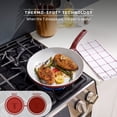 thumbnail image 5 of T-fal Easy Care 18 Piece Ceramic Nonstick Cookware Set, Pots and Pans, Red, 5 of 10