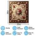 thumbnail image 2 of Elegant Rose Floral Print(1) Dishwasher Magnet Cover Decorative Sticker for Home Cabinet Kitchen 23" x26", 2 of 5