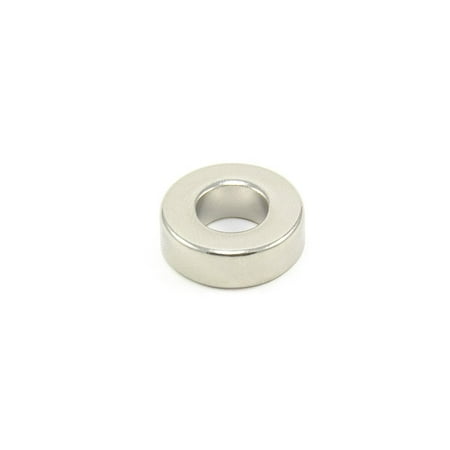 

N42 Neodymium Ring Magnet - 3/4 dia x 6.4mm thick x 9.5mm hole - 17.86lbs Pull (Pack of 1)