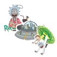 thumbnail image 2 of PSD Rick & Morty Mix Hanging Air Freshener 3 Pack infused with Coconut Scent., 2 of 5