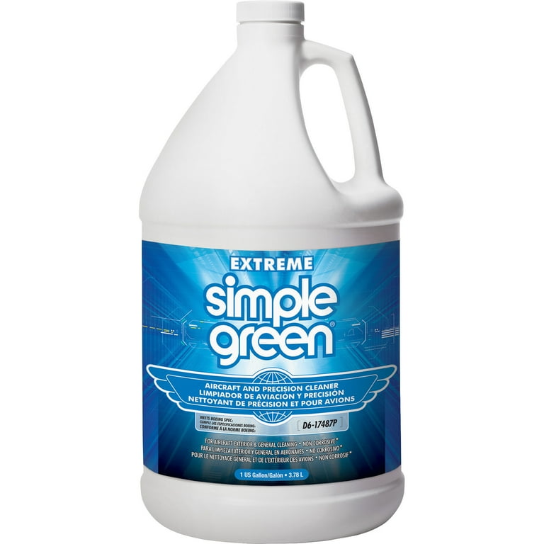 Simple Green Extreme Aircraft/Precision Cleaner - 1 gal - Unscented - 4 / Carton - Clear Simple Green Extreme Aircraft/Precision Cleaner - 1 gal - Unscented - 4 / Carton - Clear