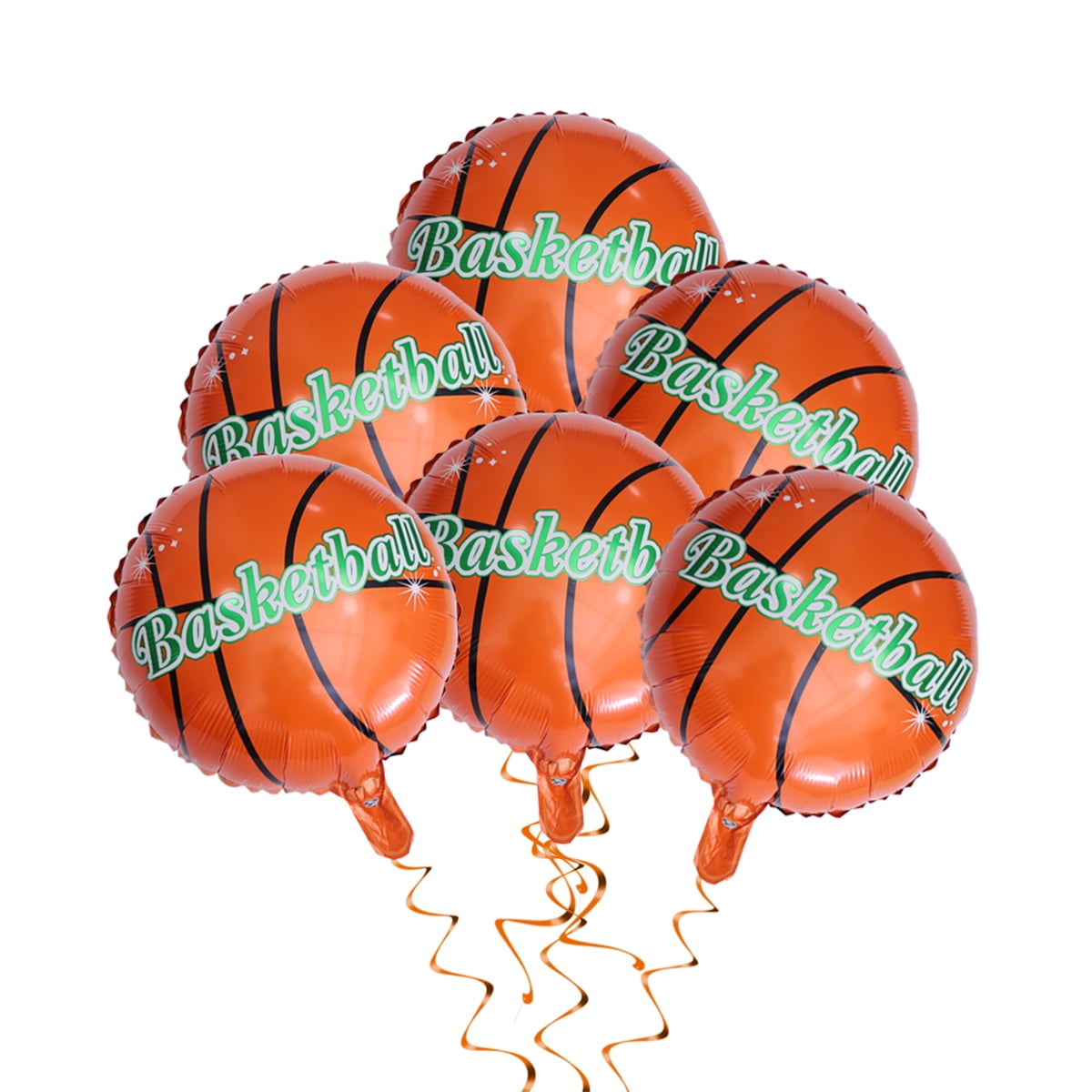 10pcs Basketball Print Helium Foil Balloon Sports Party Decoration 18" 