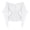 A01 White, variant on Womens Renaissance Victorian Peasant Ruffle Smocked Waist Boho Pirate Shirt Blouse for Halloween Cos Party Dress