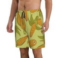 thumbnail image 2 of Bixox Men's Corn printing Casual Classic Fit Short Summer Beach Shorts, 2 of 6