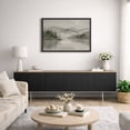 thumbnail image 5 of Framed Canvas Wall Art Minimalist Nature Landscape Print for Living Room Decoration - 24"x36" BLACK, 5 of 8