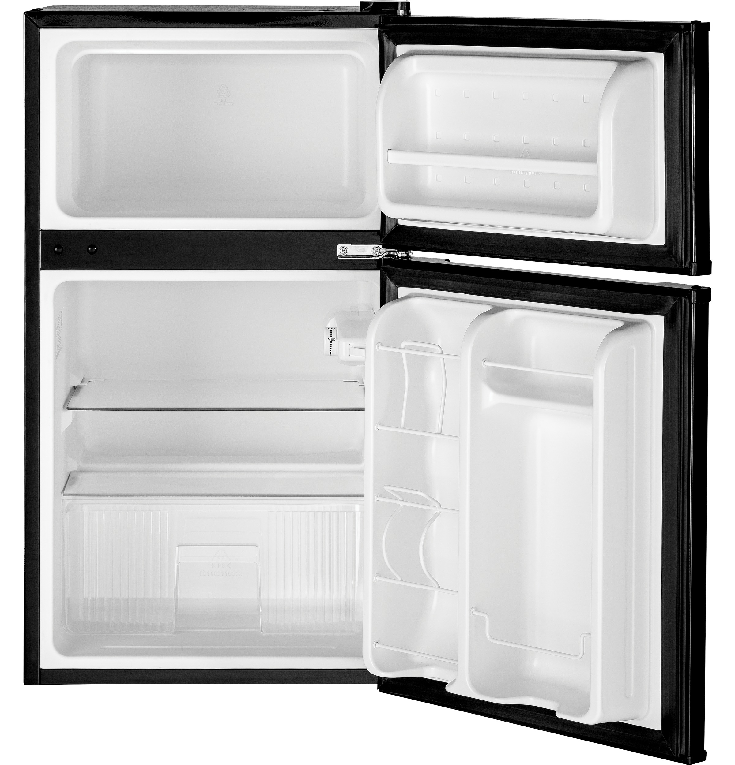 Ge Gde03gk 19" Wide 3.1 Cu. Ft. Energy Star Rated Freestanding Refrigerator - Black - image 3 of 4