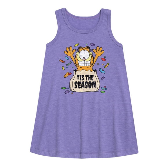 Garfield - Tis The Season - Toddler and Youth Girls A-line Dress