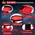 thumbnail image 7 of Pefilos 52" Gothic Cat Tree Tower Furniture with Scratching Post, Climbing Ladder, Cat Condo for Kittens Cat Tree House, Black, 7 of 7