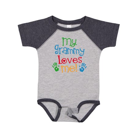 

Inktastic My Grammy Loves Me Boys or Girls Baby Bodysuit