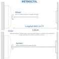 thumbnail image 4 of Tendedero Retráctil de Acero Inoxidable, Aguanta hasta 15 KG, Tendedero de Pared Exterior con Cuerda Ajustable, 4 of 4