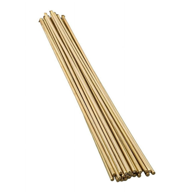25PCS Brazing Rods Brass Solder Welding Rod for Oxyacetylene Gas Welding 2.5mm