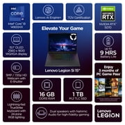 Lenovo Legion 5i 15.1 OLED WQXGA Laptop, Core i9 14900HX, 16GB, 1TB, NVIDIA® GeForce RTX™ 5070 8GB, 83LY0007US