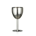 thumbnail image 5 of Injueey Copa de vino tinto pulido de un solo nivel de acero inoxidable fiesta Barware inastillable taza utensilios para beber para Bar restaurante Type2 NO2 Injueey  CBP160601, 5 of 5