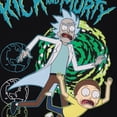 thumbnail image 3 of RICK AND MORTY Mens Sweatshirt, Multi Print Rick & Morty Sweatshirt Black - S, 3 of 5