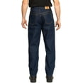 thumbnail image 7 of FULL BLUE 5 Pocket Denim Jeans, Straight Legs, Sits At Waist, Relaxed Thighs, Dark Wash, 33x34, 7 of 7