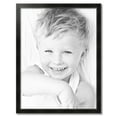 thumbnail image 2 of ArtToFrames 28" x 37" Honors Black with Silver Picture Frame, 28x37 inch Black Wood Poster Frame (WOM-5157), 2 of 7