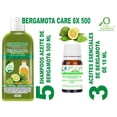 thumbnail image 1 of Bergamota Care 8X 500 VIVONATURAL. 5 Shampoos Aceite de Bergamota 500 ml + 3 Aceites Esenciales de Bergamota 10 ml, 1 of 5