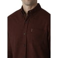 thumbnail image 3 of Chaps Men's & Big Men's Long Sleeve Stretch Button Down Flannel Shirt, 3 of 5