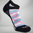 thumbnail image 3 of Zensah Summer Flamingo Socks (No-Show) S / White, 3 of 3