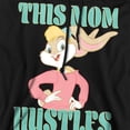 thumbnail image 2 of Popfunk Looney Tunes Mother's Day This Mom Hustles Lola Adult Pull-Over Hoodie, Black, Small, 2 of 5