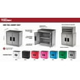 thumbnail image 6 of Hyper Tough Mini Tool Cabinet, 11.6-inch Gray Steel Storage with Double Doors & Top Mat, 6 of 11