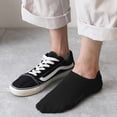 thumbnail image 4 of Paquete de 8 calcetines casuales de algodón antideslizante con cojín de aire para hombre con silicona, calcetines cómodos Adepaton BST3004615-1, 4 of 5