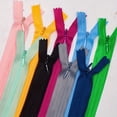 thumbnail image 5 of Cremallera invisible multicolor de 5 piezas, n.° 3, 18-60 cm, cremallera de nailon, adecuada para equipaje, bolsas de tela, zapatos y sombreros, cremallera oculta, 5 of 5