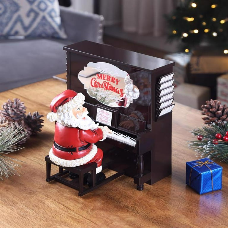 Mr. Christmas Sing-A-Long Santa Animated Decor 10 in. - Walmart.com