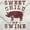 White, variant on Sweet Child Swine BBQ Barbecue Foodie Tank Top T Shirts Men Women Brisco Brands S