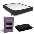 thumbnail image 3 of Sleep Plush + Black Fabric Box Spring Cover, King, 3 of 7