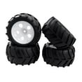 thumbnail image 4 of 4Pcs/Set 85mm Rubber Tire Tyres for 1/10 HSP HPI ZD Racing WPL Wltoys RC Car, 4 of 7