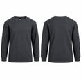 thumbnail image 2 of Quad Seven Boy's Thermal Top - 2 Pack Waffle Knit Crewneck Pullover Long Sleeve Shirts for Boys 8-18, 2 of 7