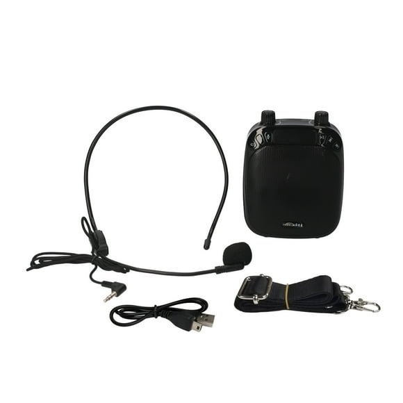 FlyFlise M-88 amplificateur vocal avec Microphone filaire Magaphone Rechargeable avec ceinture Bluetooth AUX IN TF