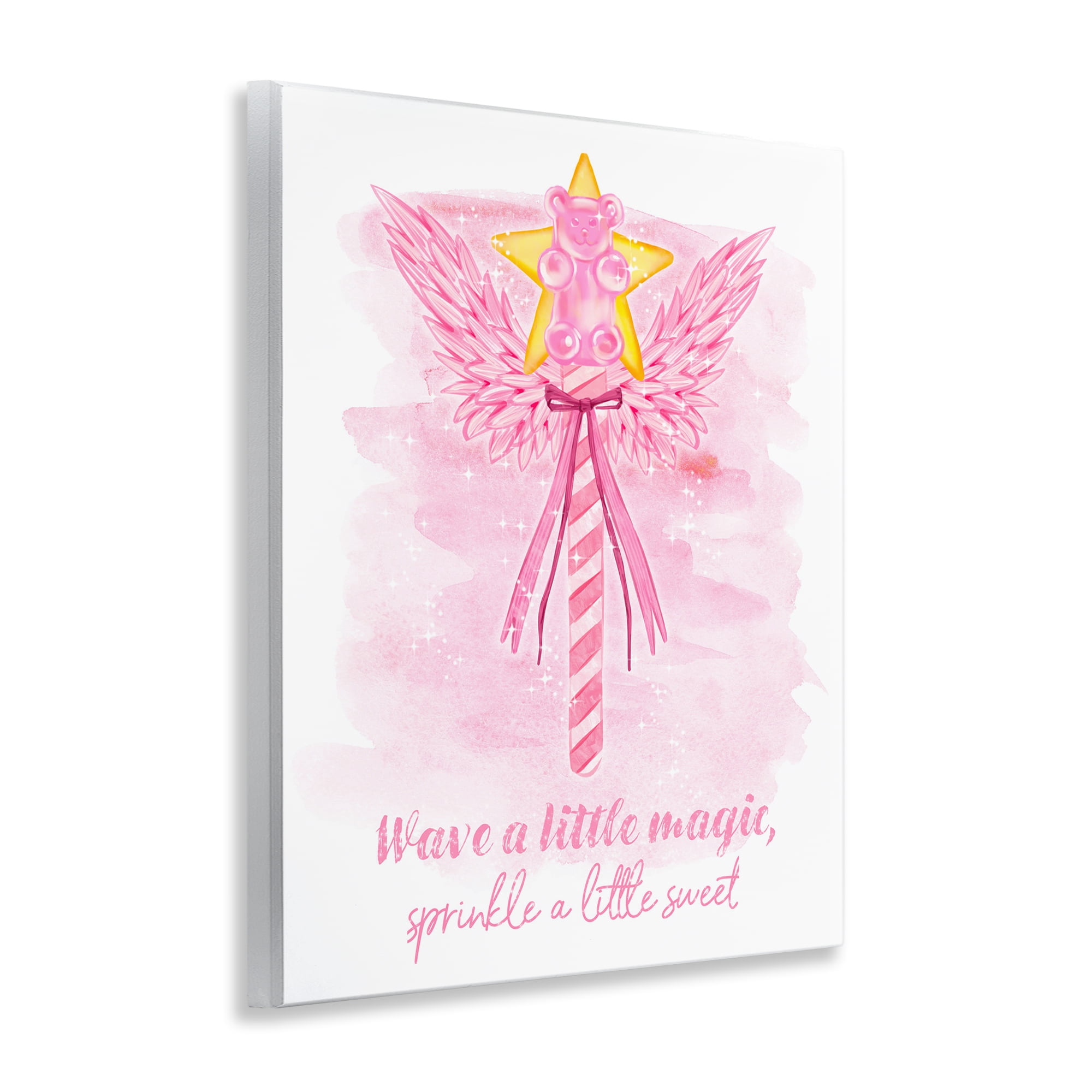 Stupell Industries Sprinkle Sweet Magic Fairy Tales & Fantasy Painting Unframed Art Print Wall Art, 11 x 14