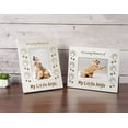 thumbnail image 2 of Darling Souvenir Made With Love Engraved Table Top Photo Frame Wooden In Loving Memory Of Quotes White Picture Frame Gift For Brothers Day, 4x6 Inches Vertical Photo Size, 2 of 8
