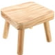 thumbnail image 1 of Taburete de madera para cambiar zapatos, taburete para el hogar, taburete pequeño de madera, taburete de madera con escalones, 1 of 5