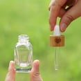 thumbnail image 1 of Minkissy 3PCS Empty Dropper Bottle Glass Dropper Bottles Dosage Control General Users Travel, 1 of 8