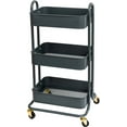 thumbnail image 2 of We R Memory Keepers A La Cart Storage Cart With Handles-Burnt Ash, 2 of 2