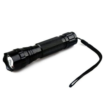 - 210 Lumen Tactical LED Flashlight with 2 in 1 Remote Pressure Switch for Hunting Fishing, Red Light