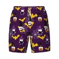 thumbnail image 4 of Lsque Mens Swim Trunks Halloween Gnomes1 Pattern - Bathing Suit Compression Liner - Beach Swim Shorts Swimwear - (S-3XL) - Stretch Quick Dry -Large, 4 of 9