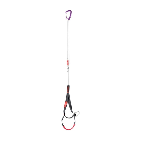 Pitycbo Nylon Climbing Ascender ,Adjustable Foot Loop Ascender Hardware , Rope for Outdoor ,Caving ,Hiking ,Rope Ascending 92 to 133cm