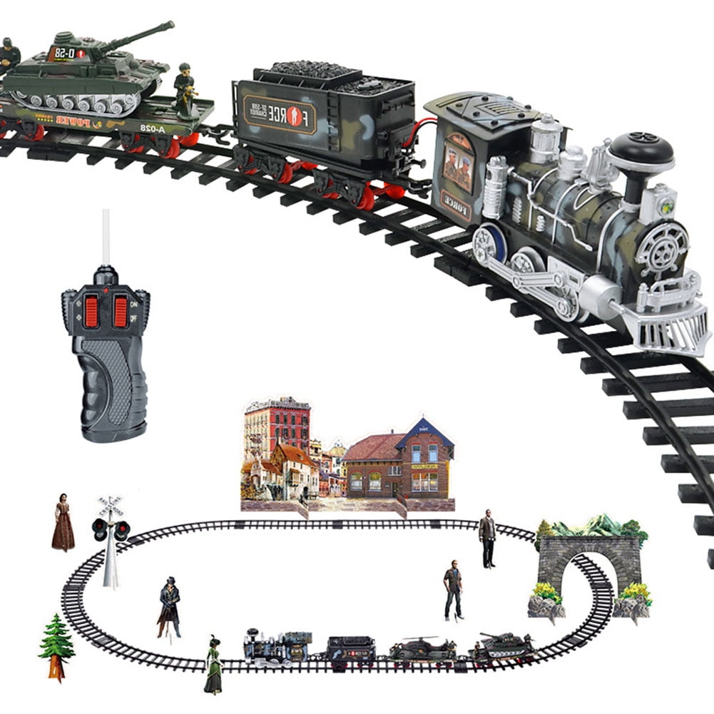 REMOTE CONTROLLED TRAIN SET INTELLIGENT SIMULATION OVER 1M LONG MANY FEATURES