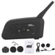 thumbnail image 1 of Casco de motocicleta Walkie-Talkie Bluetooth Intercomunicador impermeable con función FM para 4 usuarios V4-1200, 1 of 14
