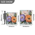thumbnail image 6 of Yayeee Throw Blanket for Couch Soft Warm 50" x 60" Sofa Chair Bed Decoration, Bright Flowers, 6 of 7