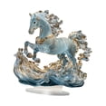 thumbnail image 1 of Adorno de caballo acrílico 2D con base, letrero de mesa plano creativo, decoración del Año del Caballo Estilo G, 1 of 6