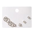 thumbnail image 1 of Pendientes de perlas de plata Laklulu Pendientes de aguja de plata Accesorios sencillos y exquisitos, 1 of 5
