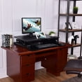 thumbnail image 4 of Gymax Hauteur Réglable Debout Bureau Ordinateur Poste de Travail Ascenseur Montant Ordinateur Portable, 4 of 7
