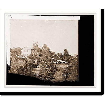 Historic Print, Antietam Maryland. Gen. Joe Hookers headquarters, 16" x 20"