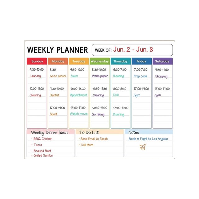 NAOJIE Calendrier Magnétique pour Réfrigérateur et 1 Pce Calendrier de Lingettes pour Tableau Blanc, Calendrier de Planification, Tableau de Messages -11x14 Pouces(E), Calendrier Magnétique pour Réfrigérateur, Calendrier Effaçable à Sec pour Frigo, Calendrier pour Frigo