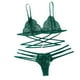 thumbnail image 1 of Gibobby Conjunto de lencería Sexy Lencería Sexy para Mujer Baby Doll Mujer Sexy Color Negro Mono Sensual y Elegante Fina Lenceria para Dama(Verde, M), 1 of 5
